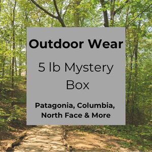 Outdoor Wear 5 lb Mystery Box with Patagoniania, Columbia, North Face, and other